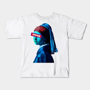 girl with a pearl earring Kids T-Shirt